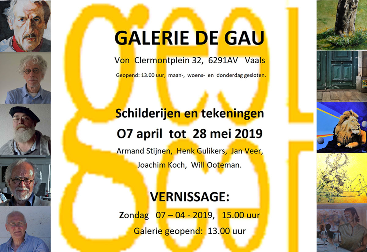 Kunstgroep GEEL in Galerie de GAU in Vaals